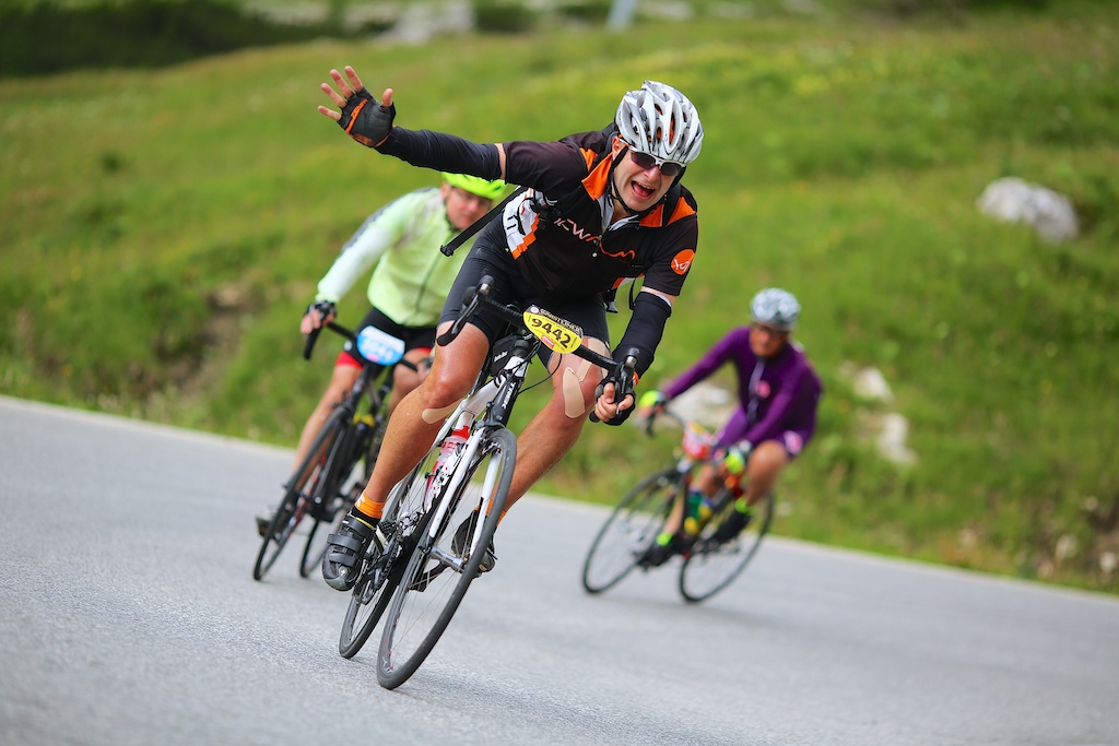 Descending Passo Gardena