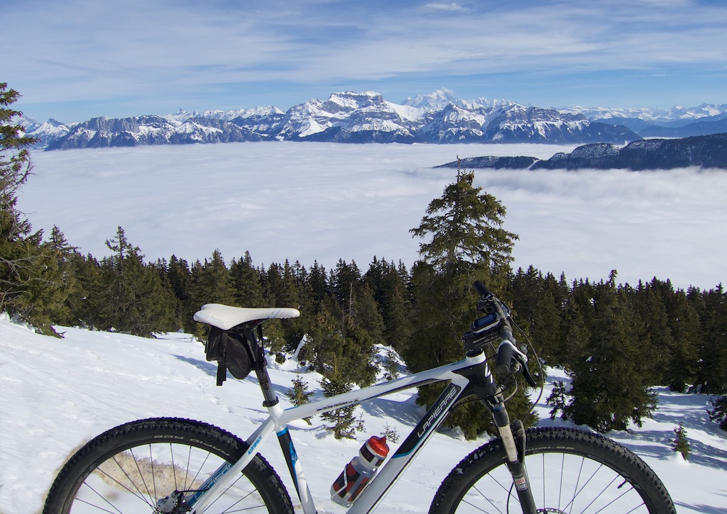 Above the clouds